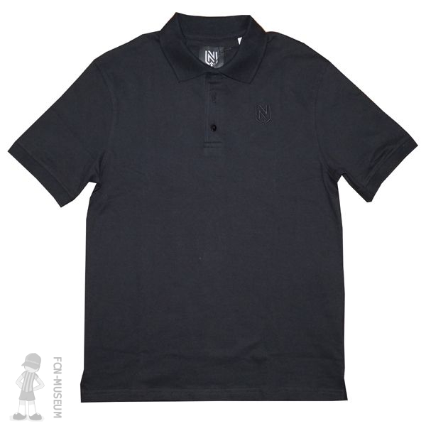 2019-20 Polo noir logo argent